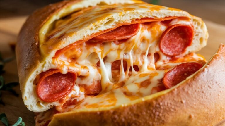 Cheesy Pepperoni Stromboli The Ultimate Comfort Food for Family Dinners