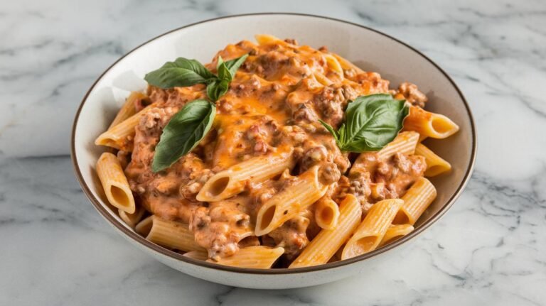 High-Protein Creamy Beef Pasta A Comforting, Filling Dinner Recipe