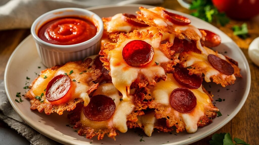 2-Ingredient Pizza Chips The Party Snack Everyone Will Crave!