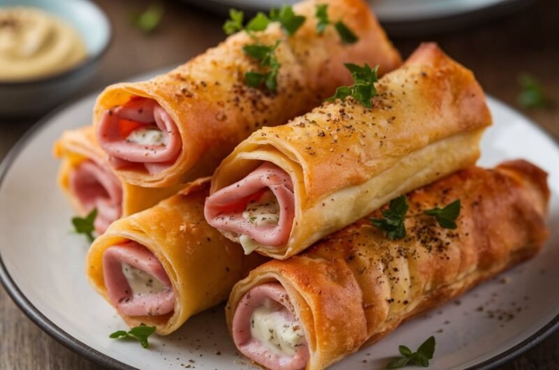 Crispy Ham and Cheese Sticks Recipe