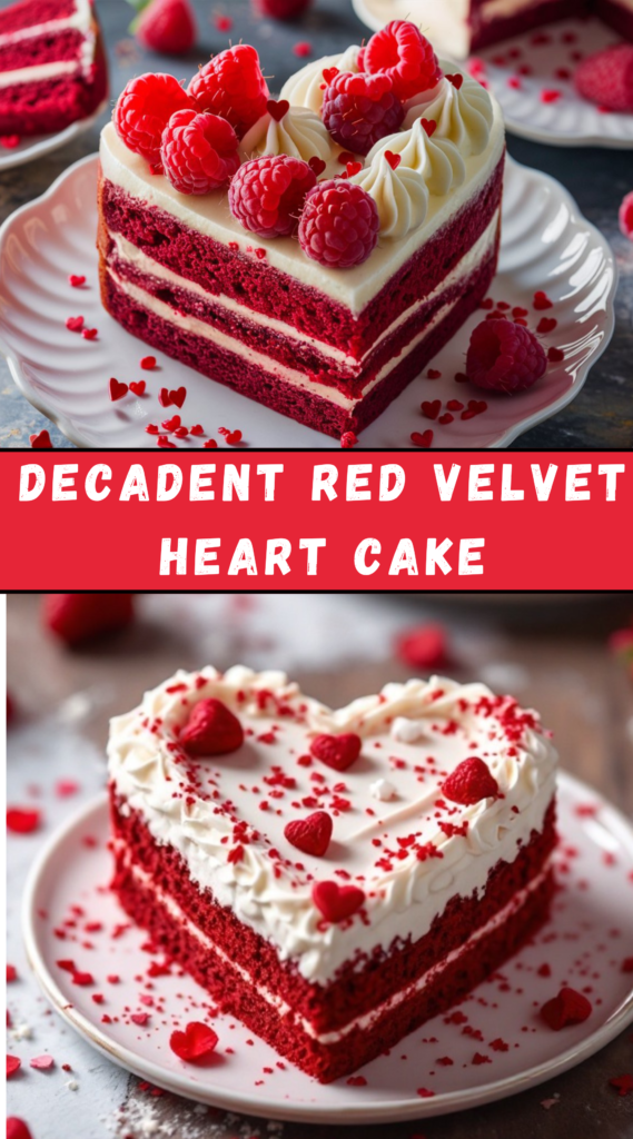 Decadent Red Velvet Heart Cake Recipe