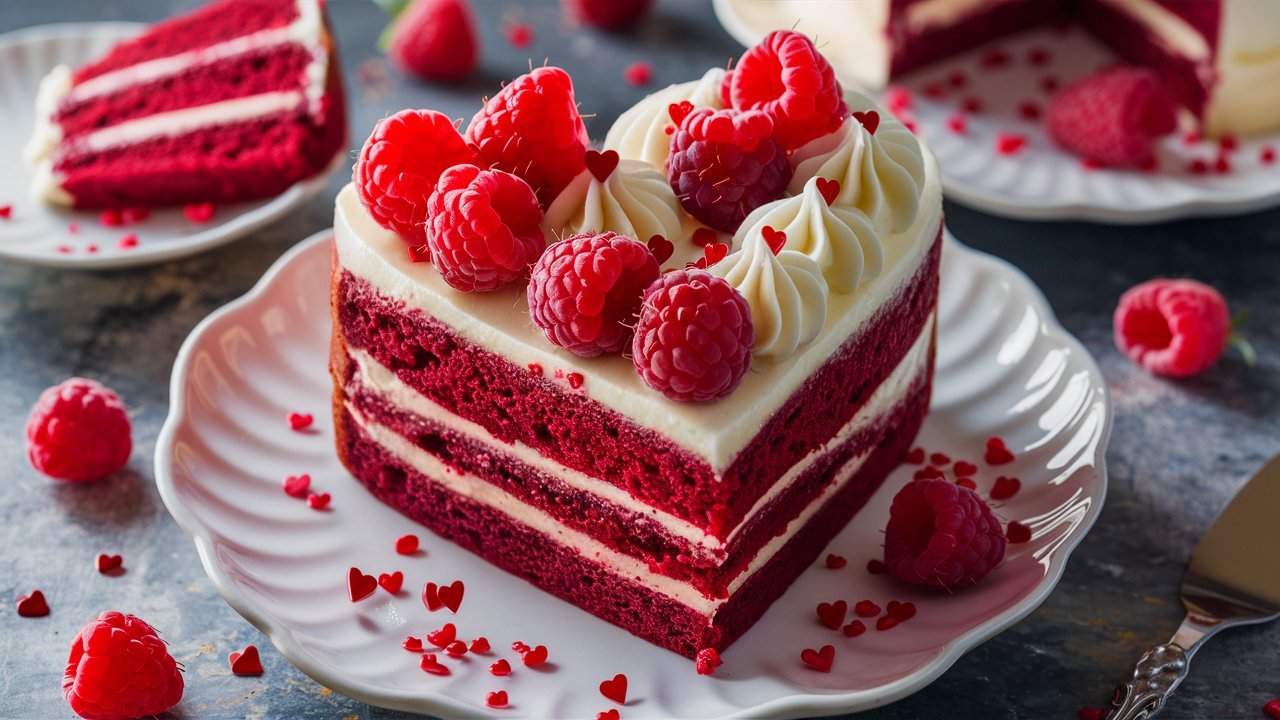 Decadent Red Velvet Heart Cake Recipe