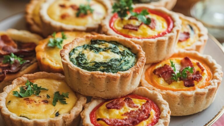 Mini Quiches with Assorted Fillings