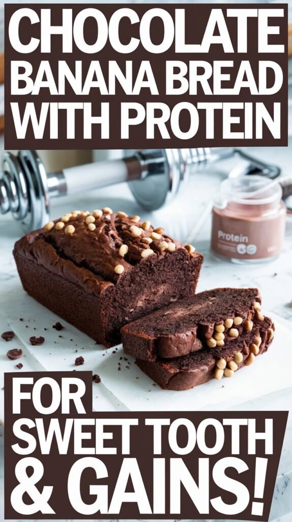 Chocolate Banana Bread with Protein