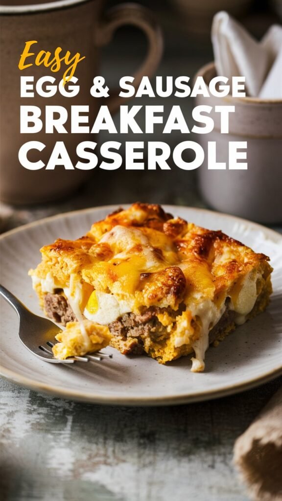 Easy Egg and Sausage Breakfast Casserole