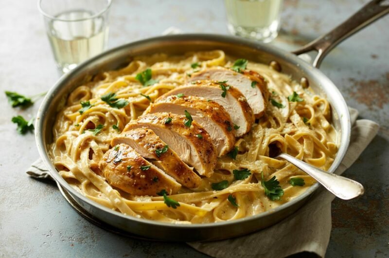 High-Protein Chicken Alfredo Recipe: The Ultimate Comfort Food with a Fitness Twist 🍝💪