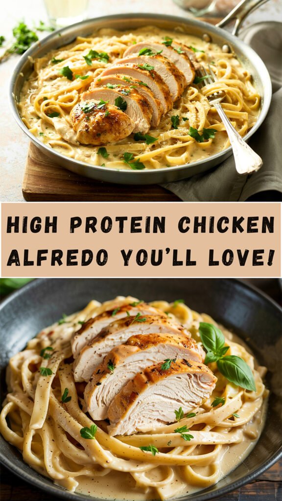 High Protein Chicken Alfredo You’ll Love!