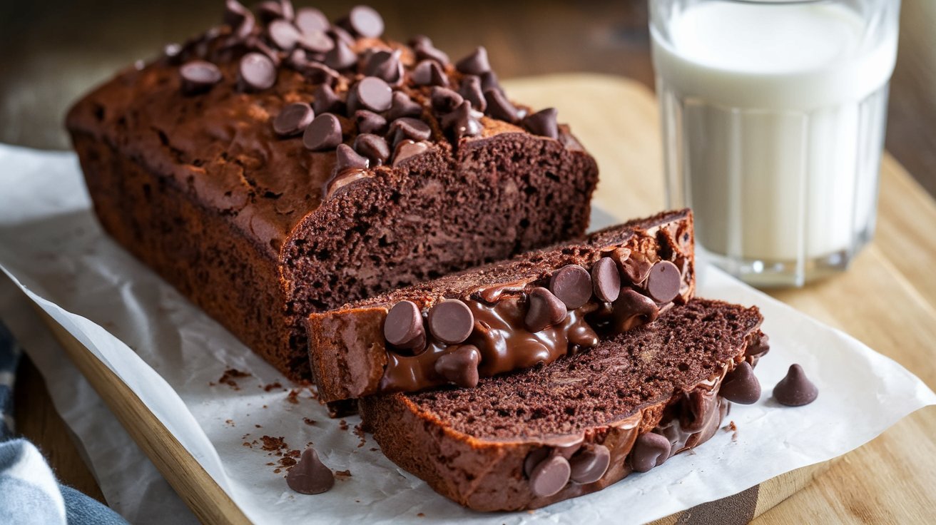 High Protein Chocolate Banana Bread