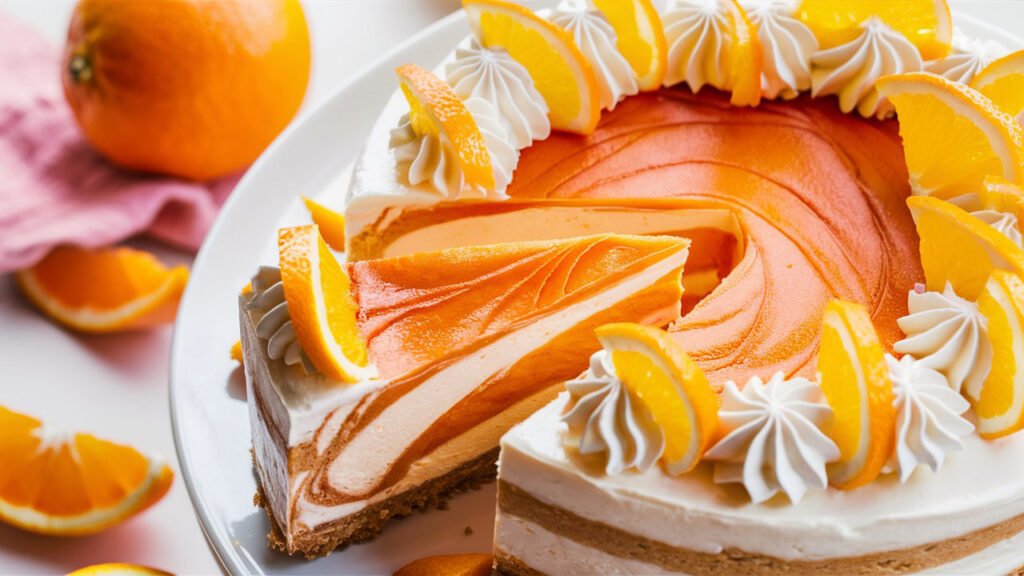 No-Bake Orange Creamsicle Cheesecake That'll Transport You to Dessert Heaven 🍊