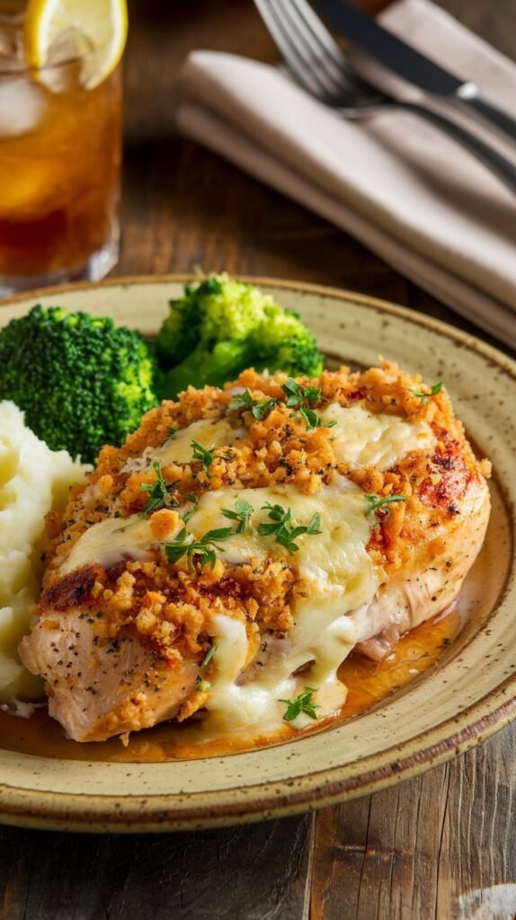  Parmesan Crusted Chicken inspired by Longhorn Steakhouse's renowned dish