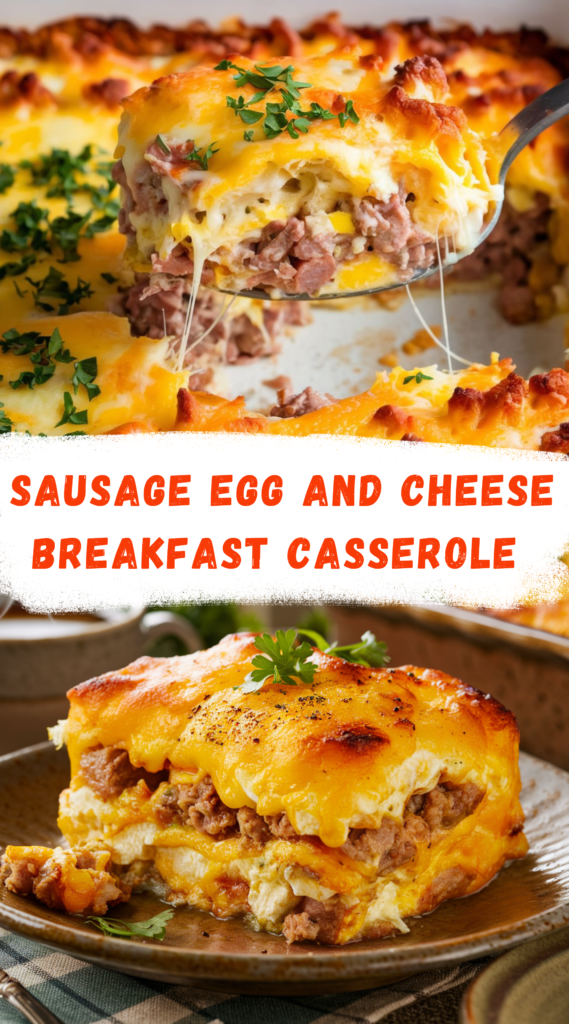 This Cheesy Sausage Egg Casserole Will Be Your New Breakfast Obsession!