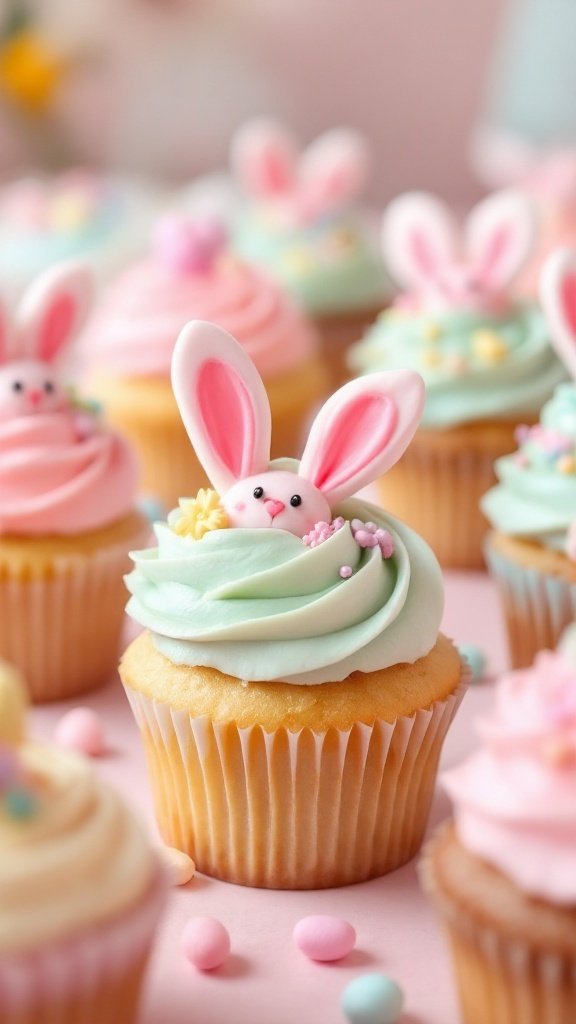 Vanilla Easter Cupcakes