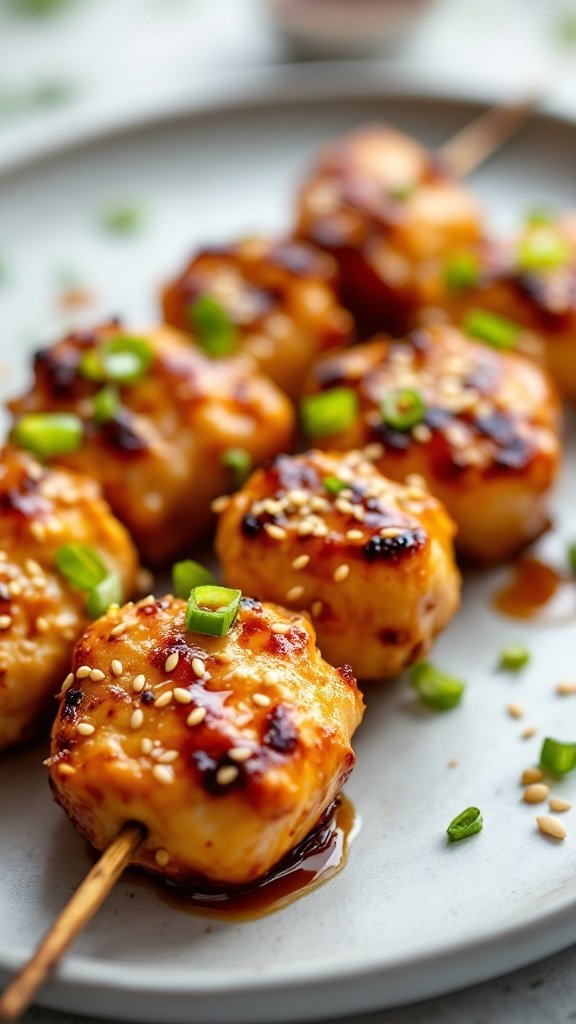 Honey Garlic Chicken Skewers recipe