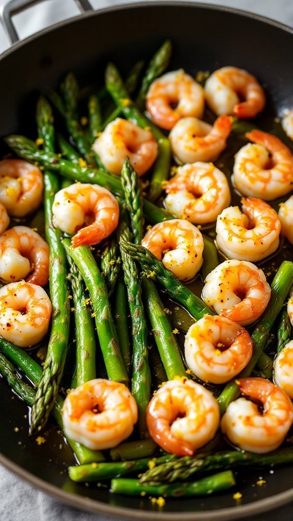 One-Pan Shrimp and Asparagus